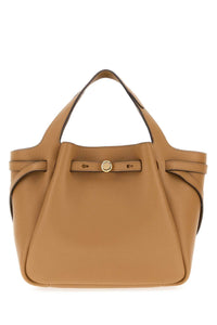 TORY BURCH Tory Burch Women Camel Leather Romy Bucket Bag