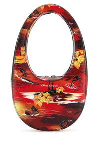 COPERNI Coperni Women Printed Synthetic Leather Disney X Coperni Mini Tropical Swipe Handbag