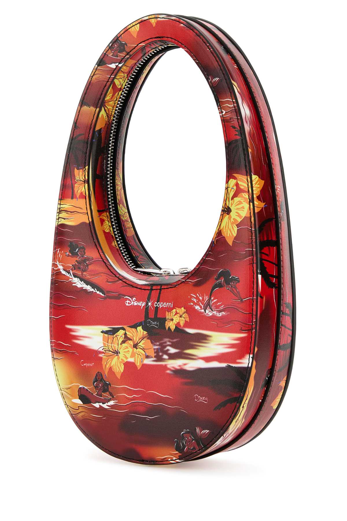 COPERNI Coperni Women Printed Synthetic Leather Disney X Coperni Mini Tropical Swipe Handbag