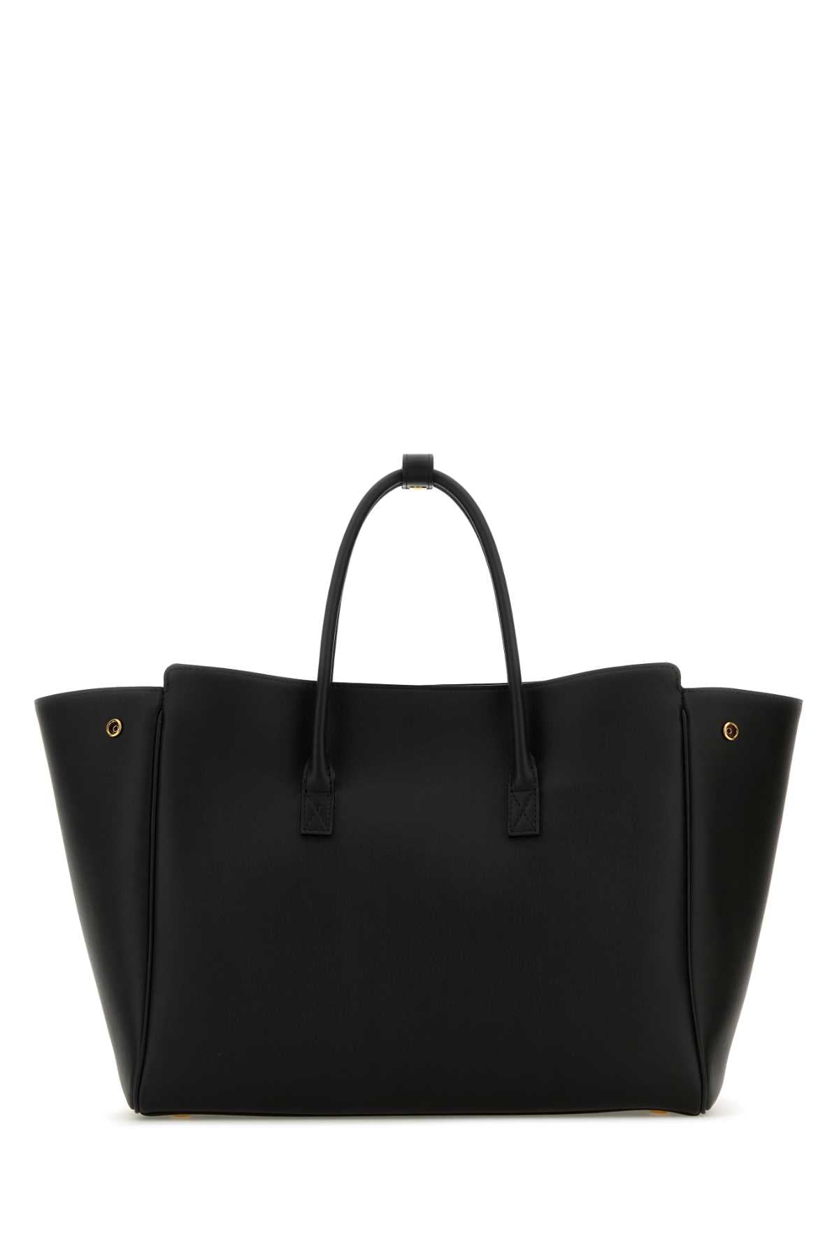 BALENCIAGA Balenciaga Women Black Leather Small Carry All Hempton Handbag