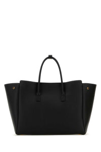 BALENCIAGA Balenciaga Women Black Leather Small Carry All Hempton Handbag