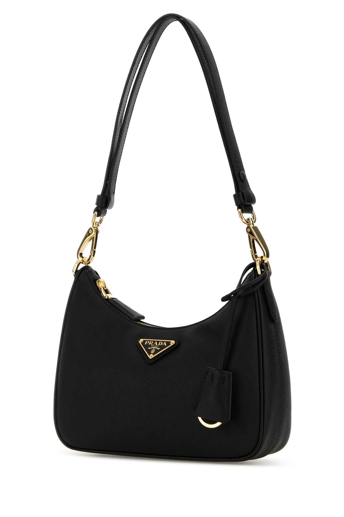 Prada Women Black Leather Mini Prada Re-Edition Shoulder Bag – Bluefly