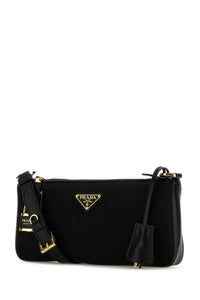 Prada Women Black Re-Nylon Crossbody Bag