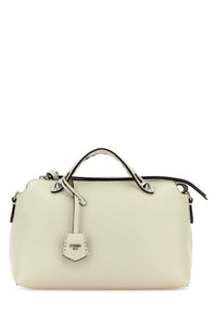 Fendi Women Ivory Leather Medium By The Way Handbag