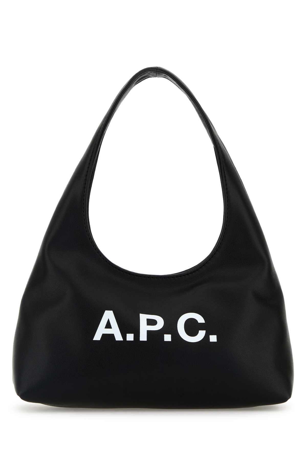 A.P.C. A.P.C. Women Black Synthetic Leather Small Ninon Shoulder Bag