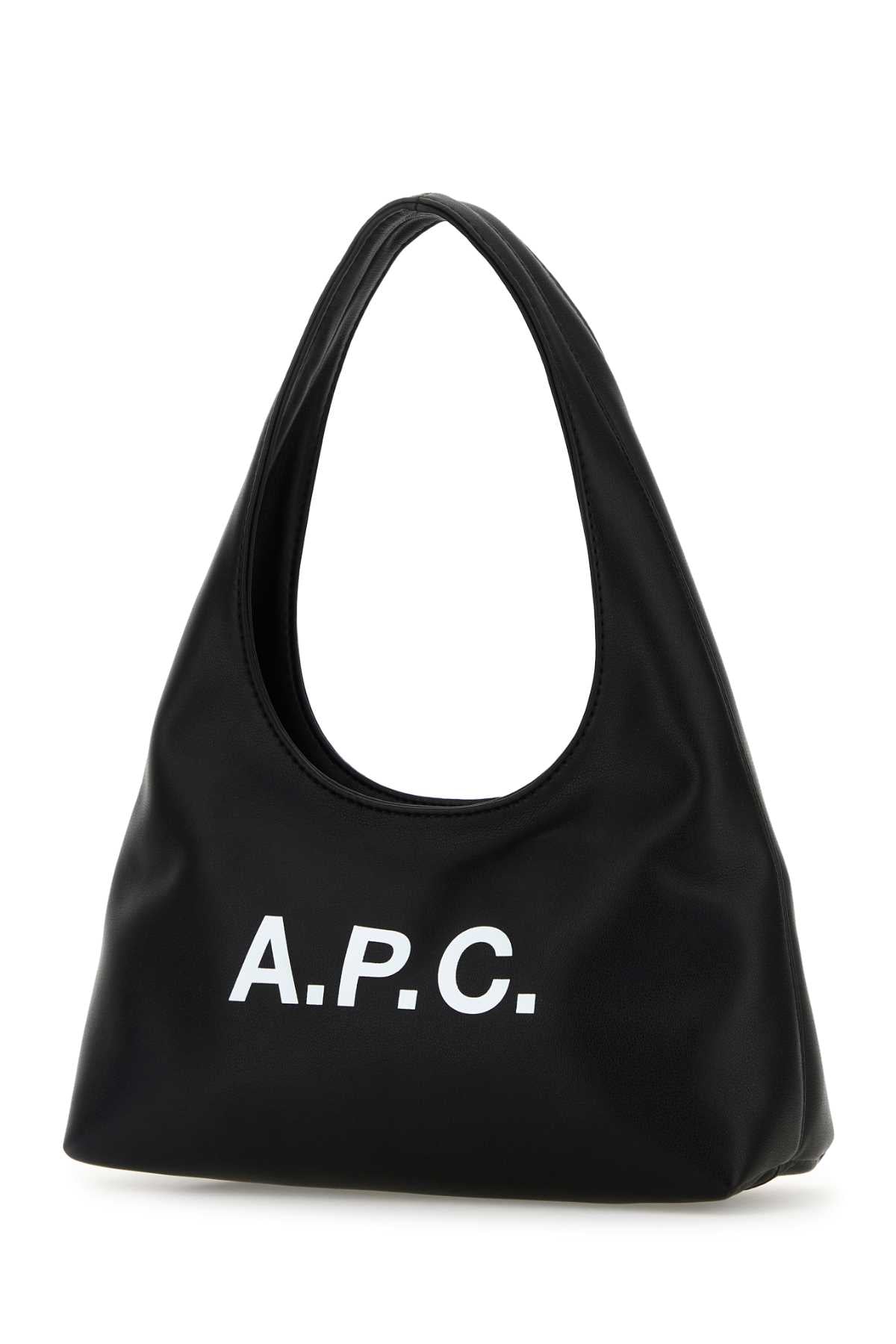 A.P.C. A.P.C. Women Black Synthetic Leather Small Ninon Shoulder Bag