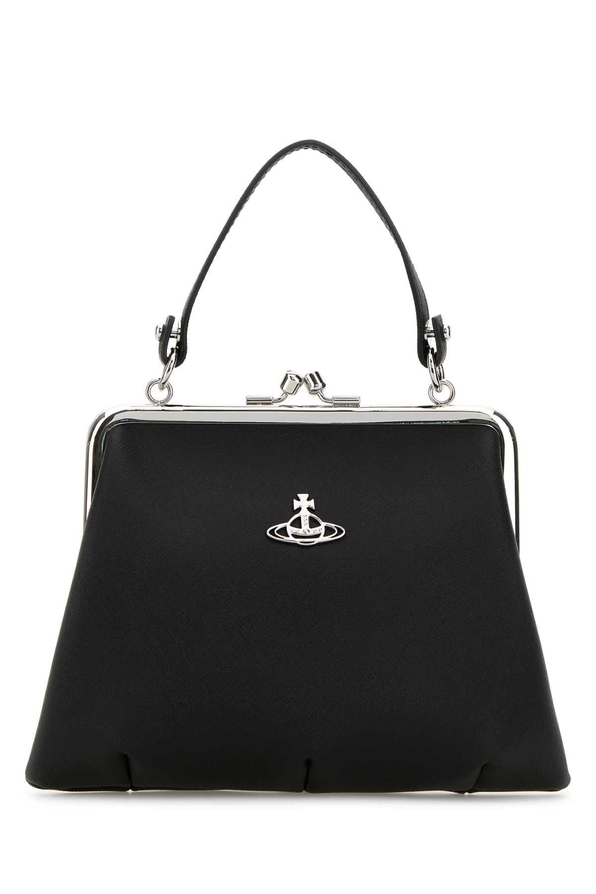 Vivienne Westwood Women Black Synthetic Leather Granny Handbag