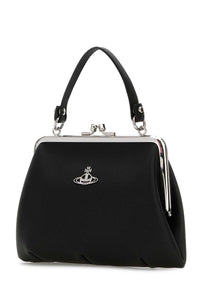 Vivienne Westwood Women Black Synthetic Leather Granny Handbag