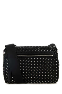 Prada Women Black Re-Nylon Crossbody Bag