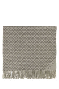Prada Unisex Embroidered Wool Blend Symbole Double Blanket