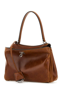 Balenciaga Women Brown Leather Small Rodeo Handbag