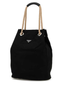 Prada Men Black Re-Nylon Shopping Bag