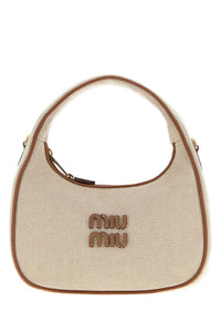 Miu Miu Women Two-Tone Canvas Handbag