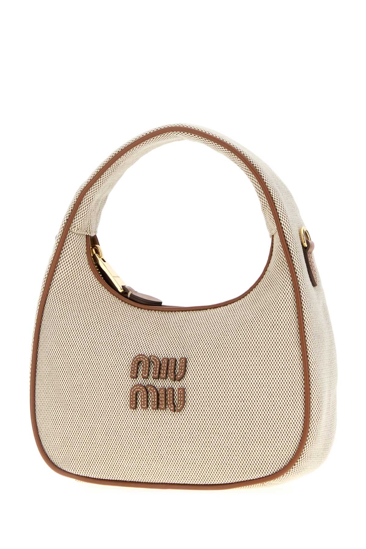 Miu Miu Women Two-Tone Canvas Handbag