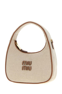 Miu Miu Women Two-Tone Canvas Handbag