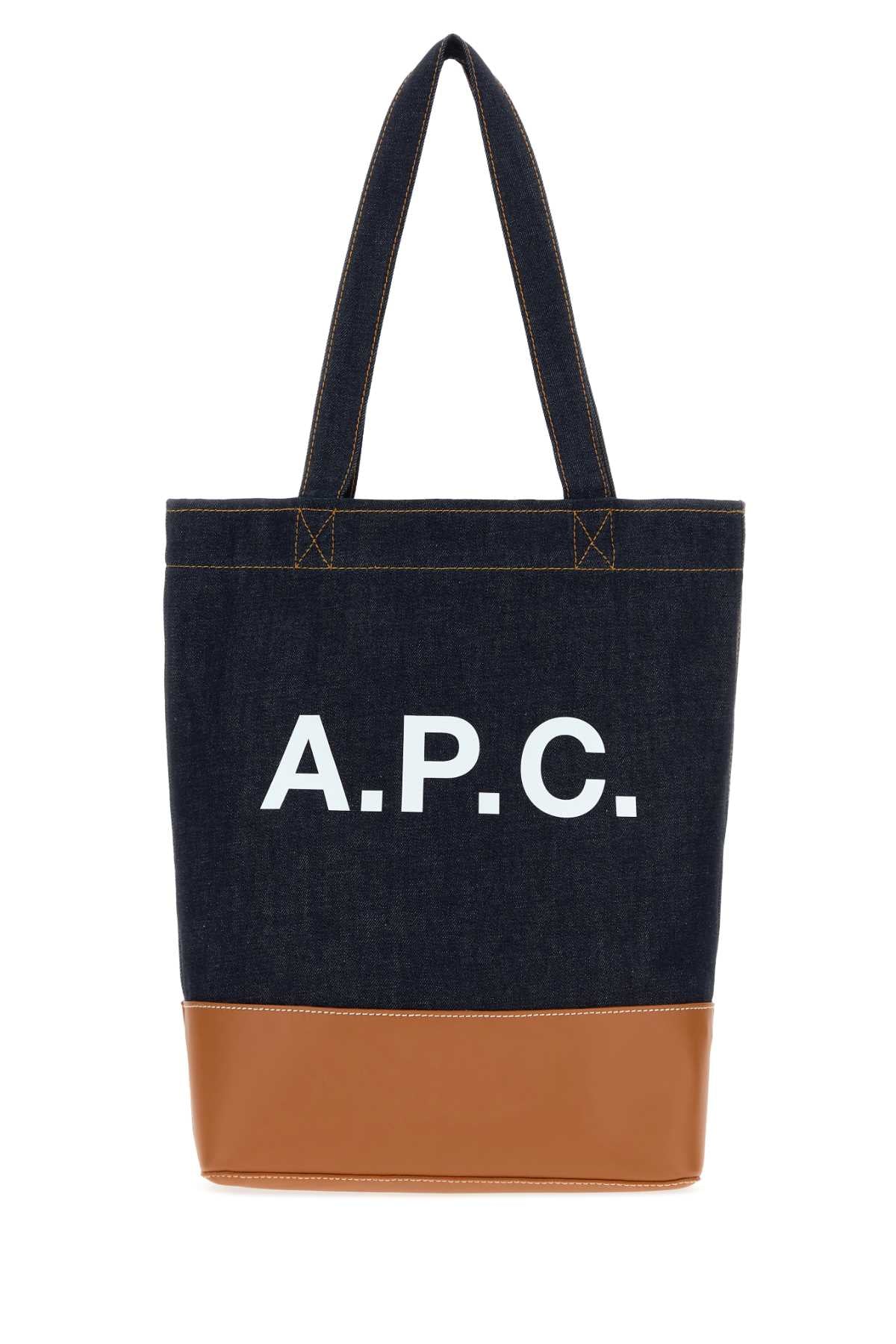 A.P.C. A.P.C. Men Dark Blue Denim Cohlo Handbag