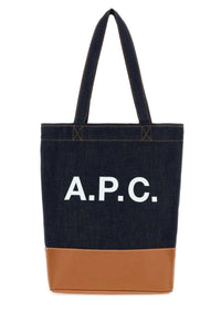 A.P.C. A.P.C. Men Dark Blue Denim Cohlo Handbag