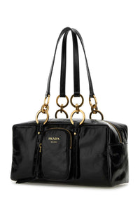 Prada Women Black Leather Handbag
