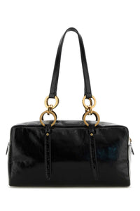 Prada Women Black Leather Handbag