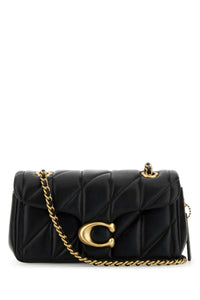 COACH NEW YORK Coach New York Women Black Leather Tabby 20 Shoulder Bag