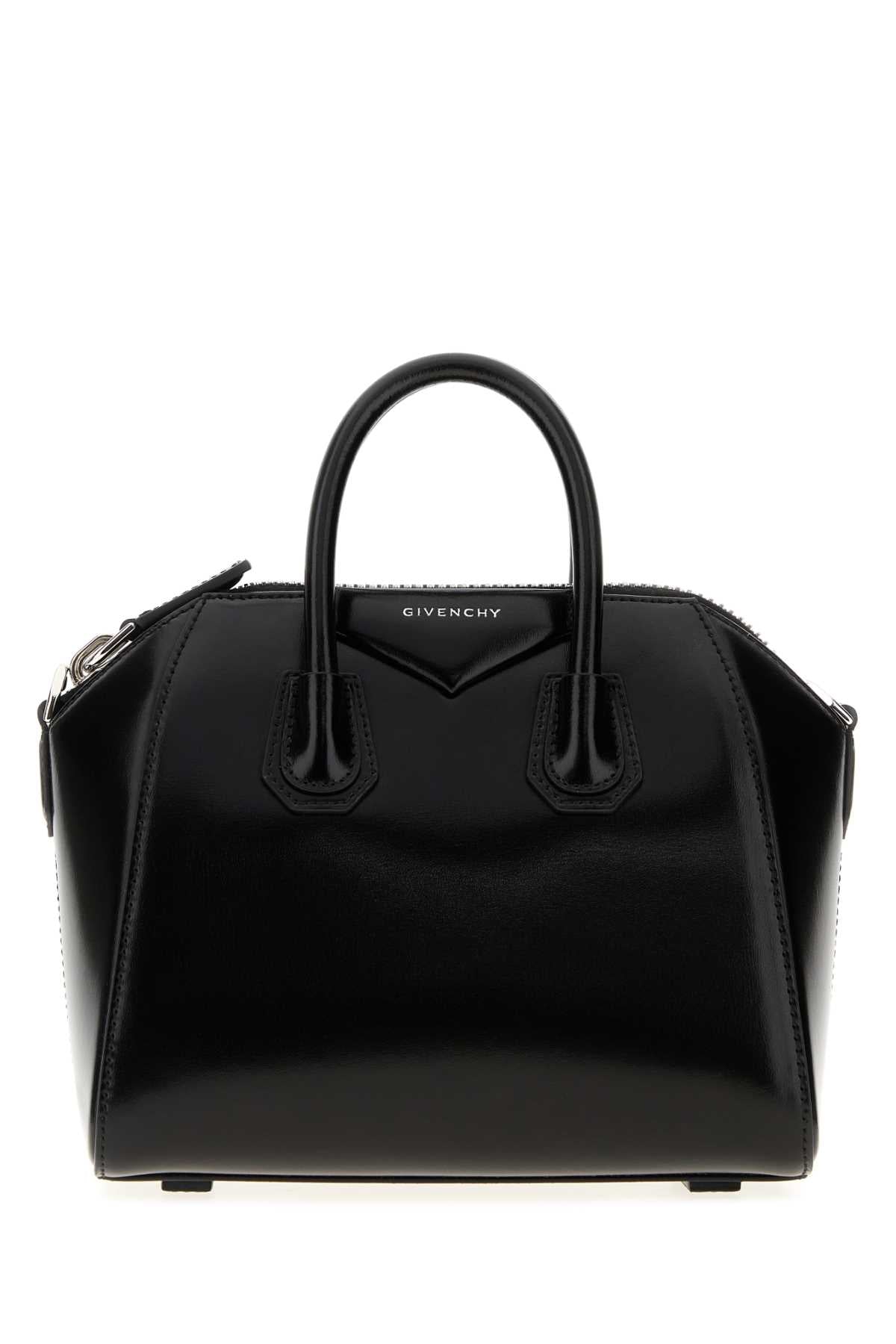 Givenchy Women Black Leather Mini Antigona Handbag