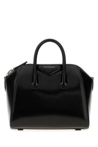 Givenchy Women Black Leather Mini Antigona Handbag