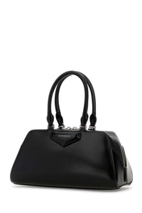 GIVENCHY Givenchy Women Black Leather Small Antigona East-West Handbag