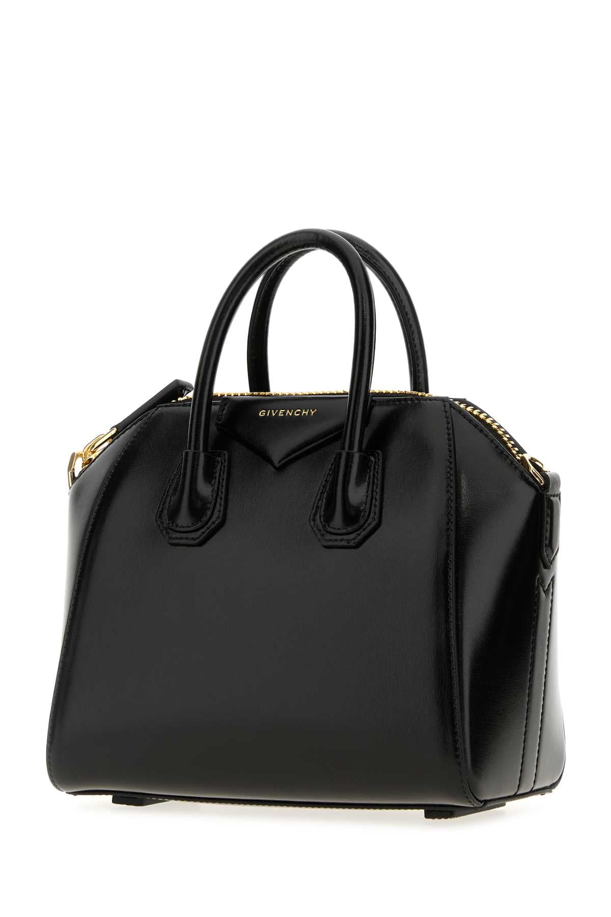 GIVENCHY Givenchy Women Black Leather Mini Antigona Handbag
