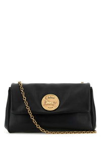 CHLOE Chloe Women Black Leather Heritage Shoulder Bag