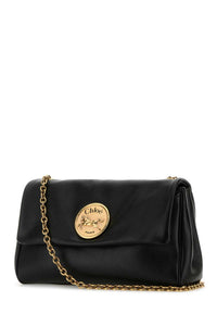 CHLOE Chloe Women Black Leather Heritage Shoulder Bag