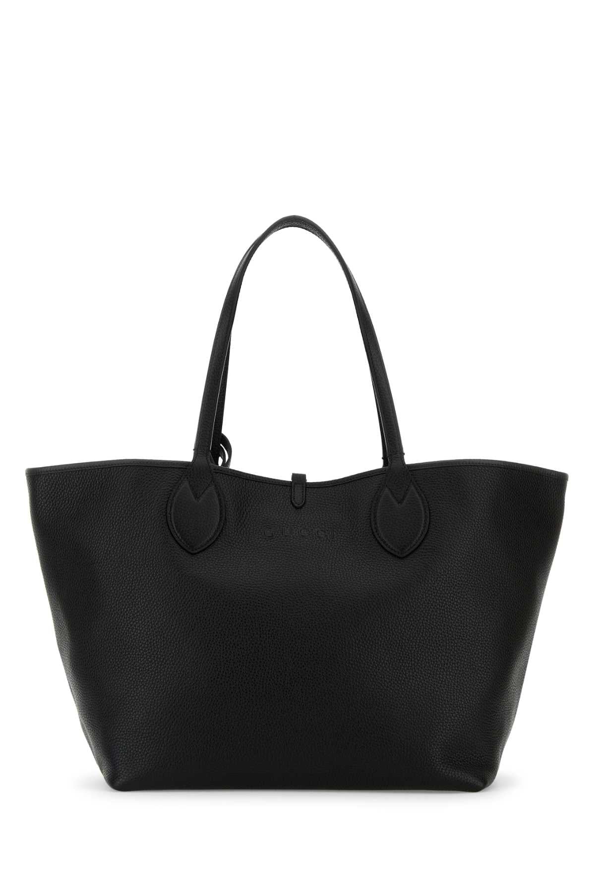 Gucci Women Black Leather Reversible Shopping Bag