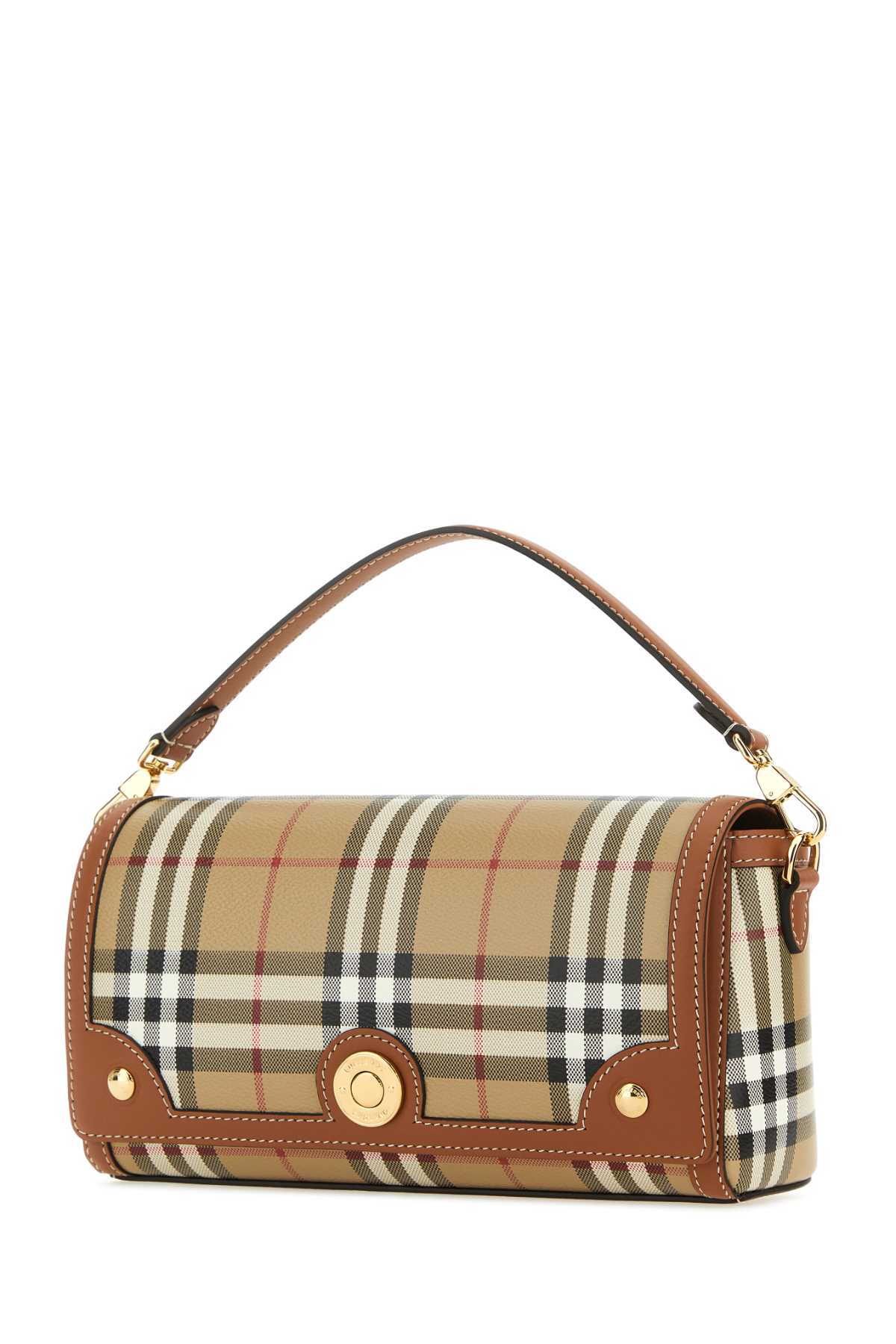 BURBERRY Burberry Women Printed Canvas And Leather Note Handbag