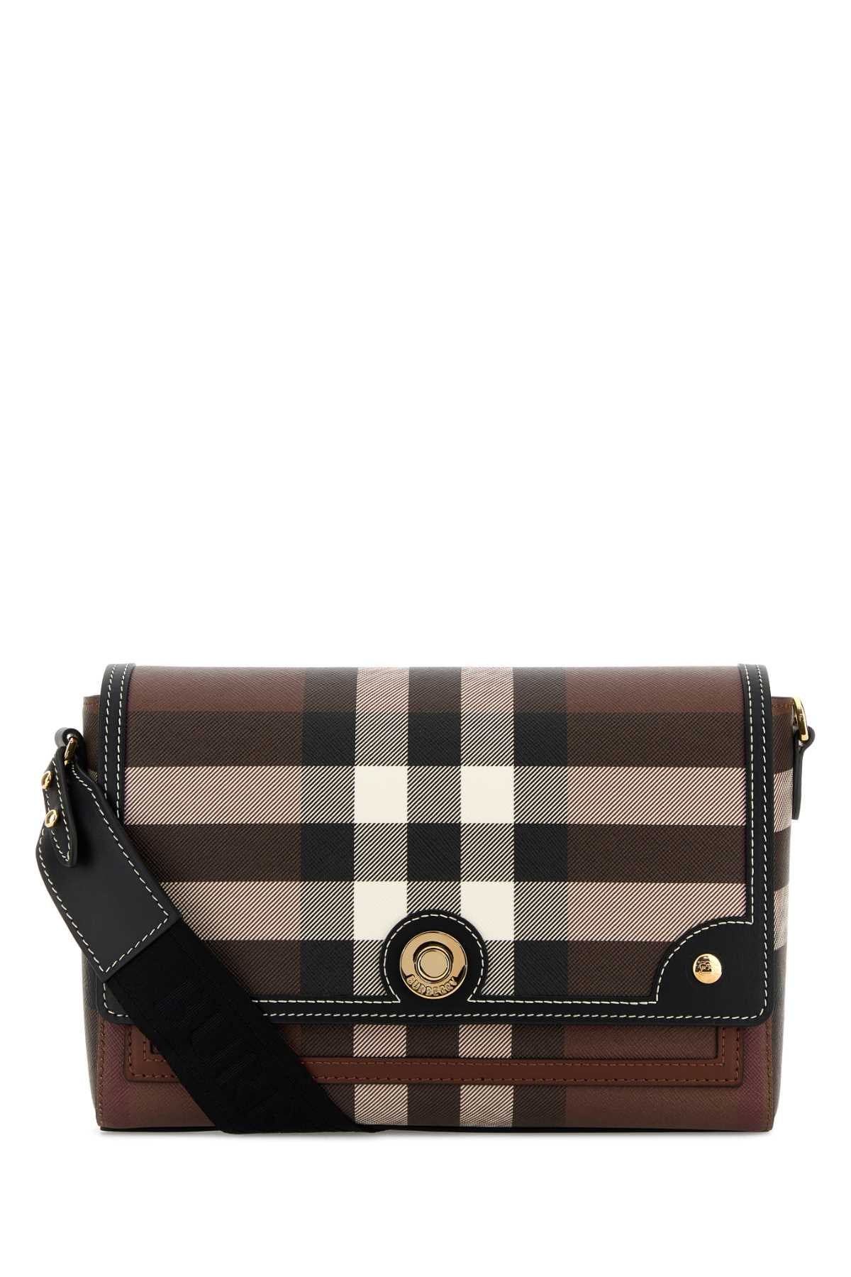 BURBERRY Burberry Women Printed Canvas Note Crossbody Bag