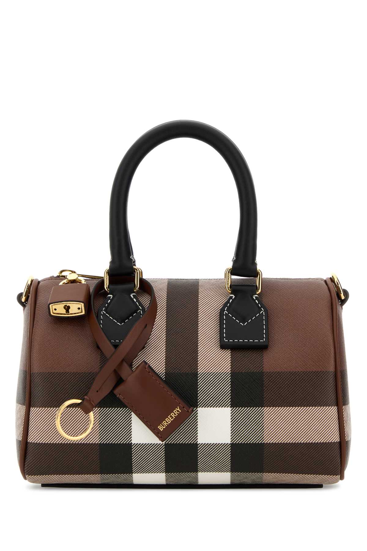 BURBERRY Burberry Women Printed Canvas Mini Check Handbag