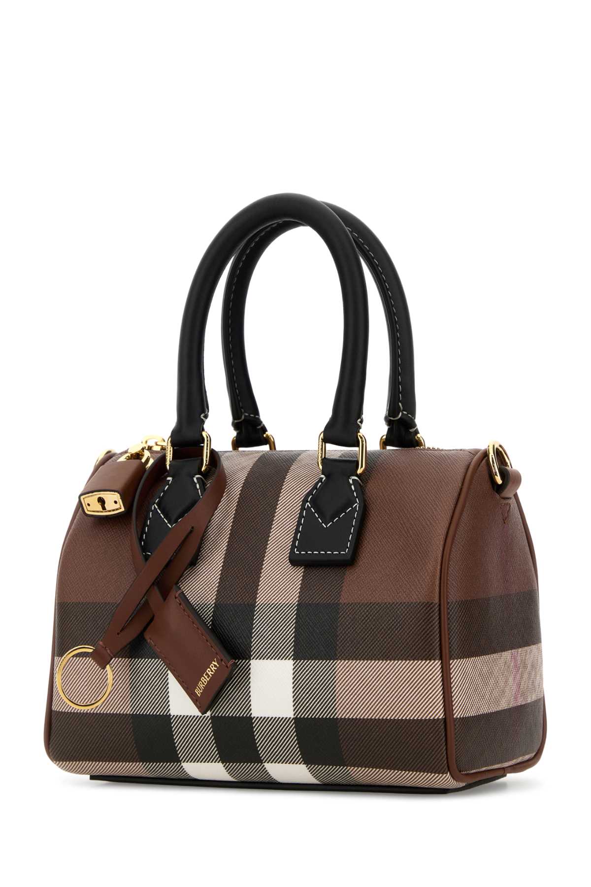 BURBERRY Burberry Women Printed Canvas Mini Check Handbag
