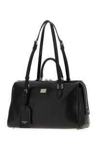 Dolce & Gabbana Women Black Leather Vittoria Handbag