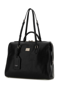 Dolce & Gabbana Women Black Leather Vittoria Handbag