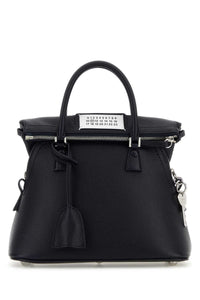 MAISON MARGIELA Maison Margiela Men Navy Blue Leather Mini 5Ac Handbag