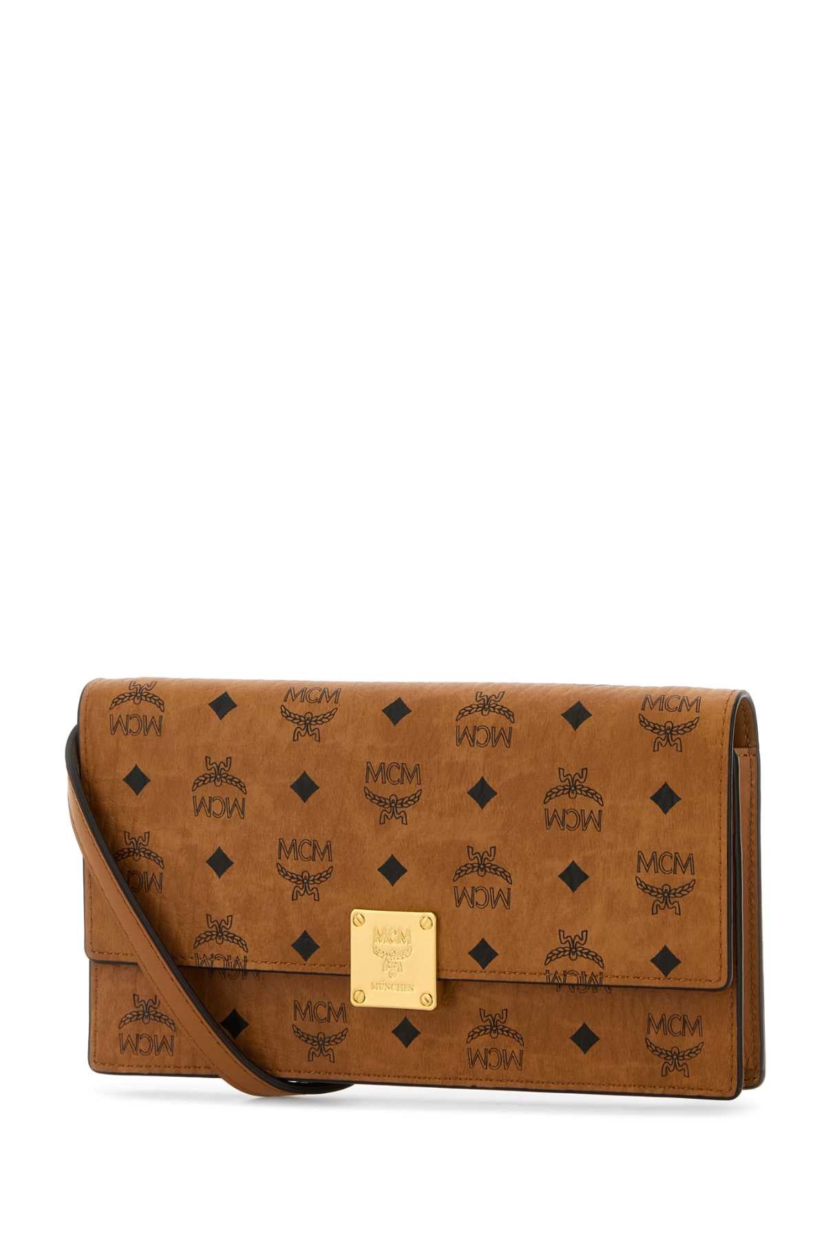 Mcm Women Printed Canvas Aren Wallet