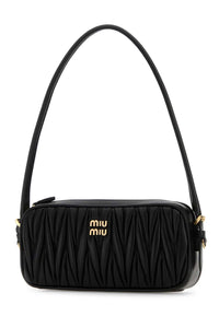 Miu Miu Women Black Leather Shoulder Bag