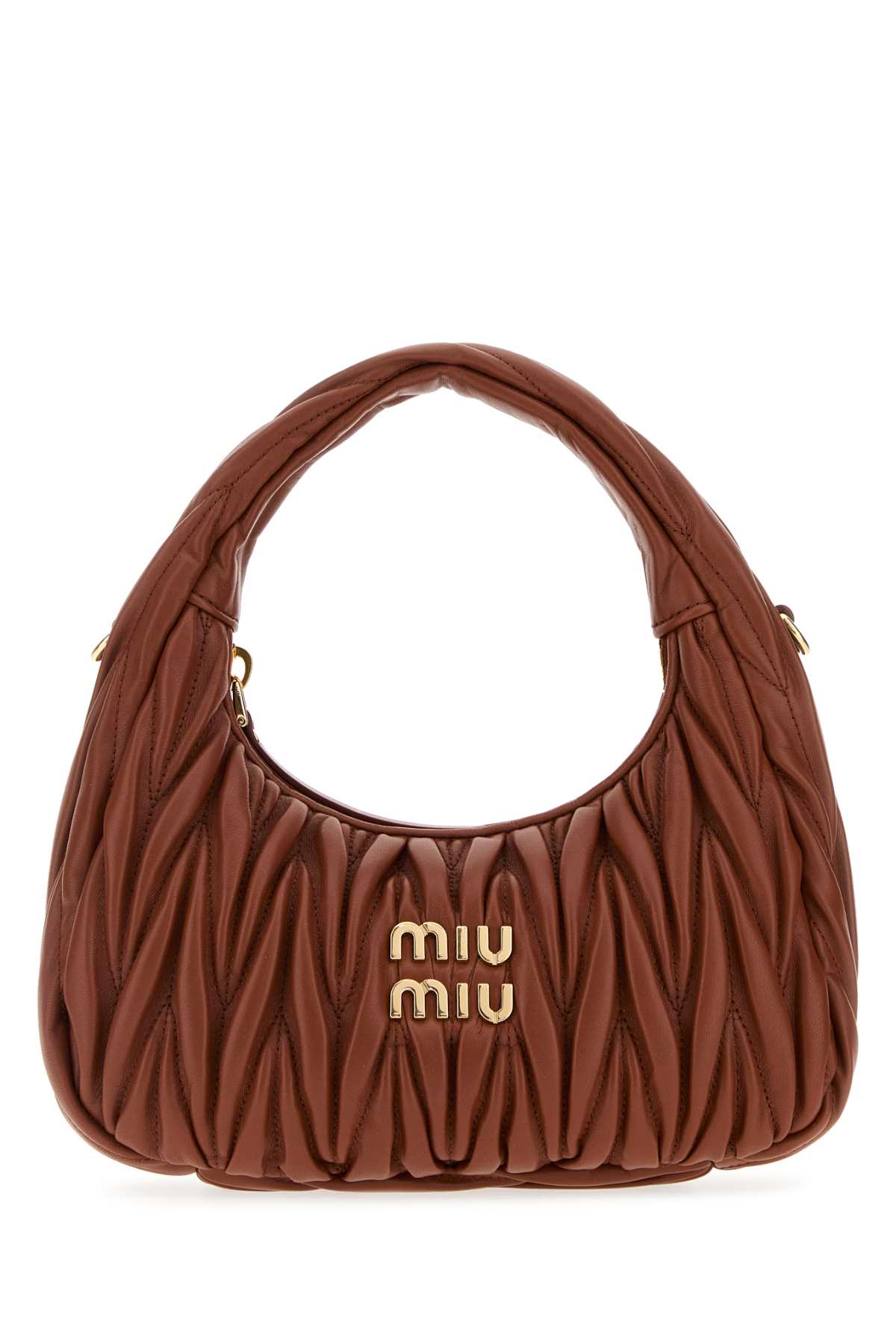 Miu Miu Women Copper Nappa Leather Wander Handbag