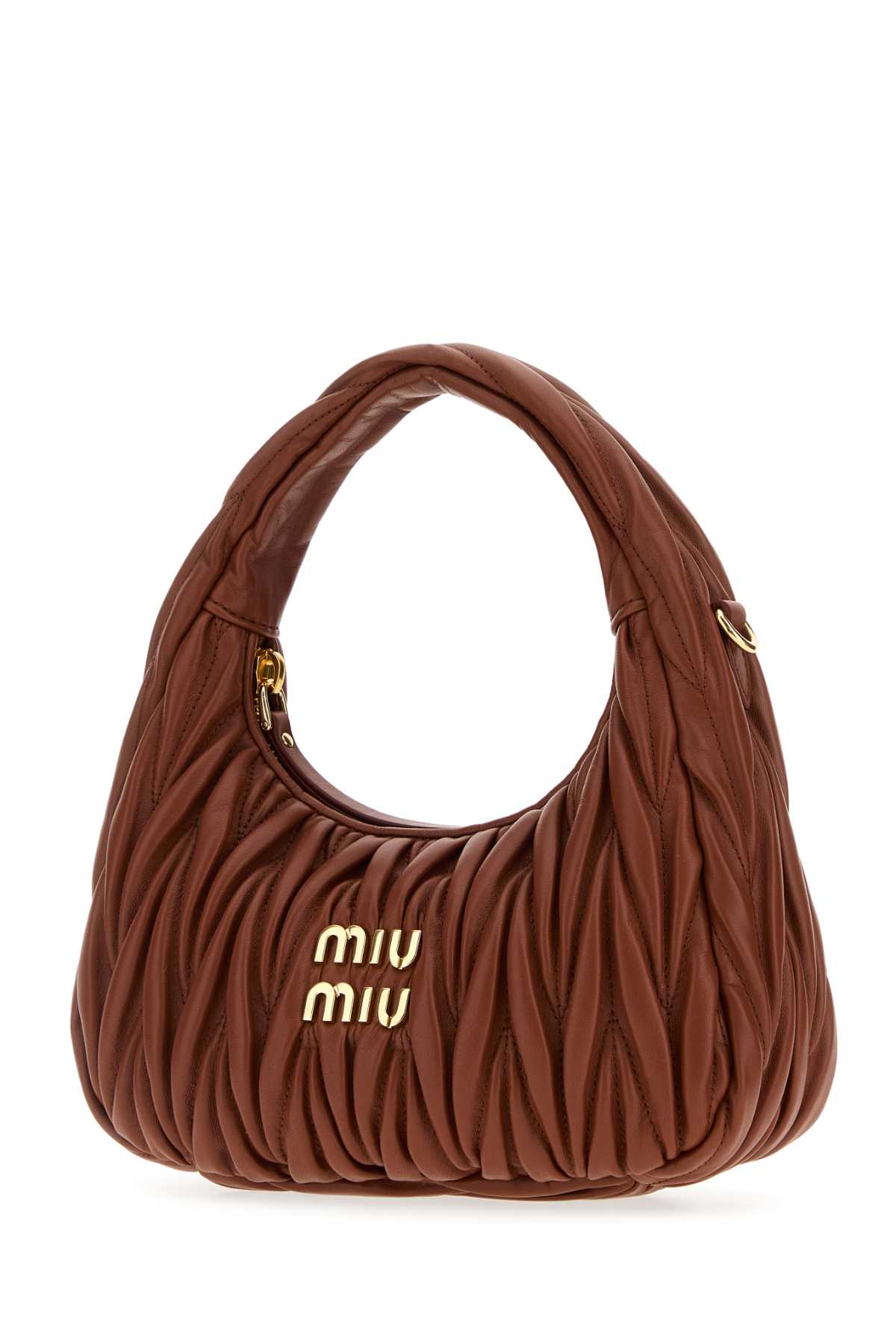Miu Miu Women Copper Nappa Leather Wander Handbag