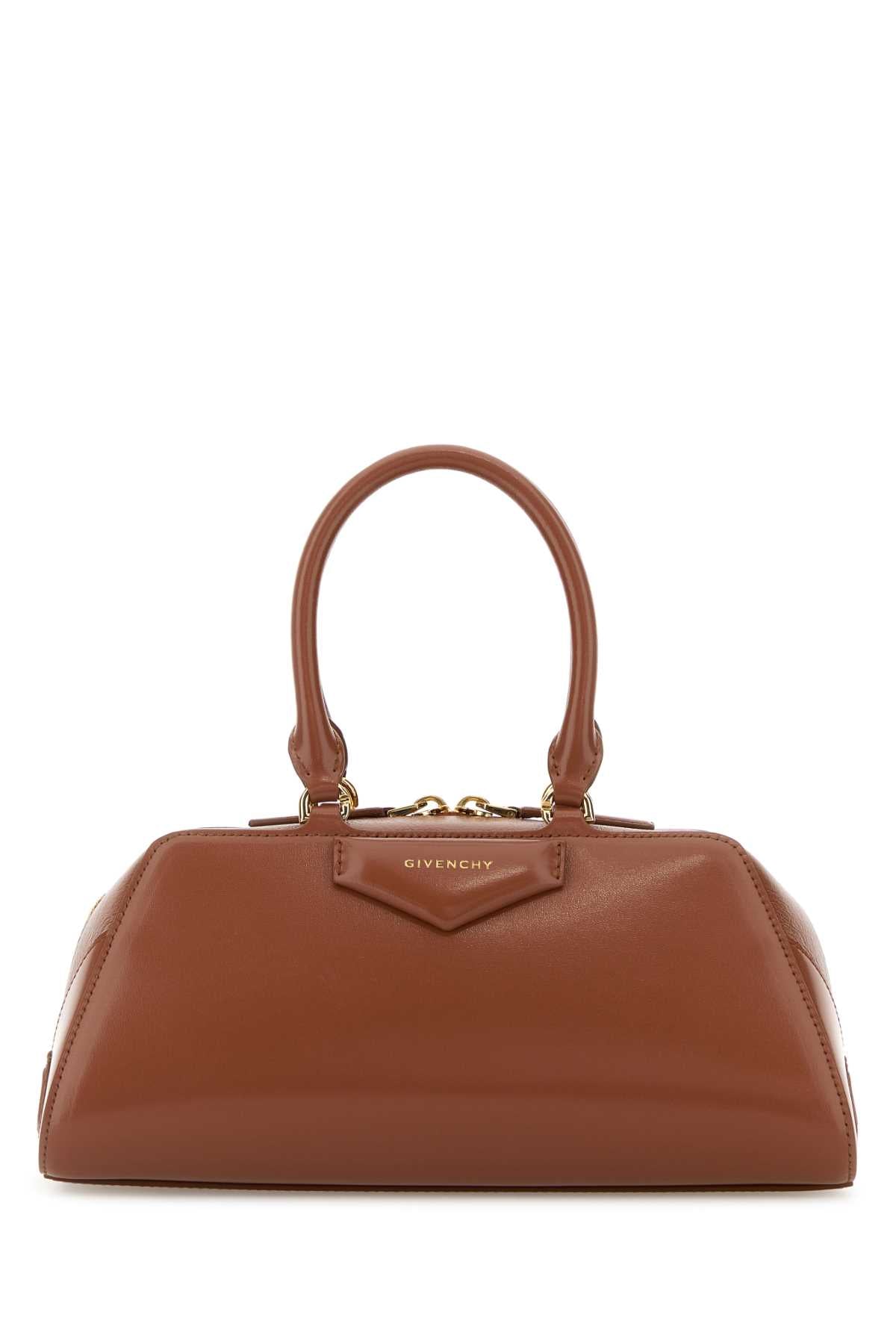 Givenchy Women Caramel Leather Small Antigona Handbag