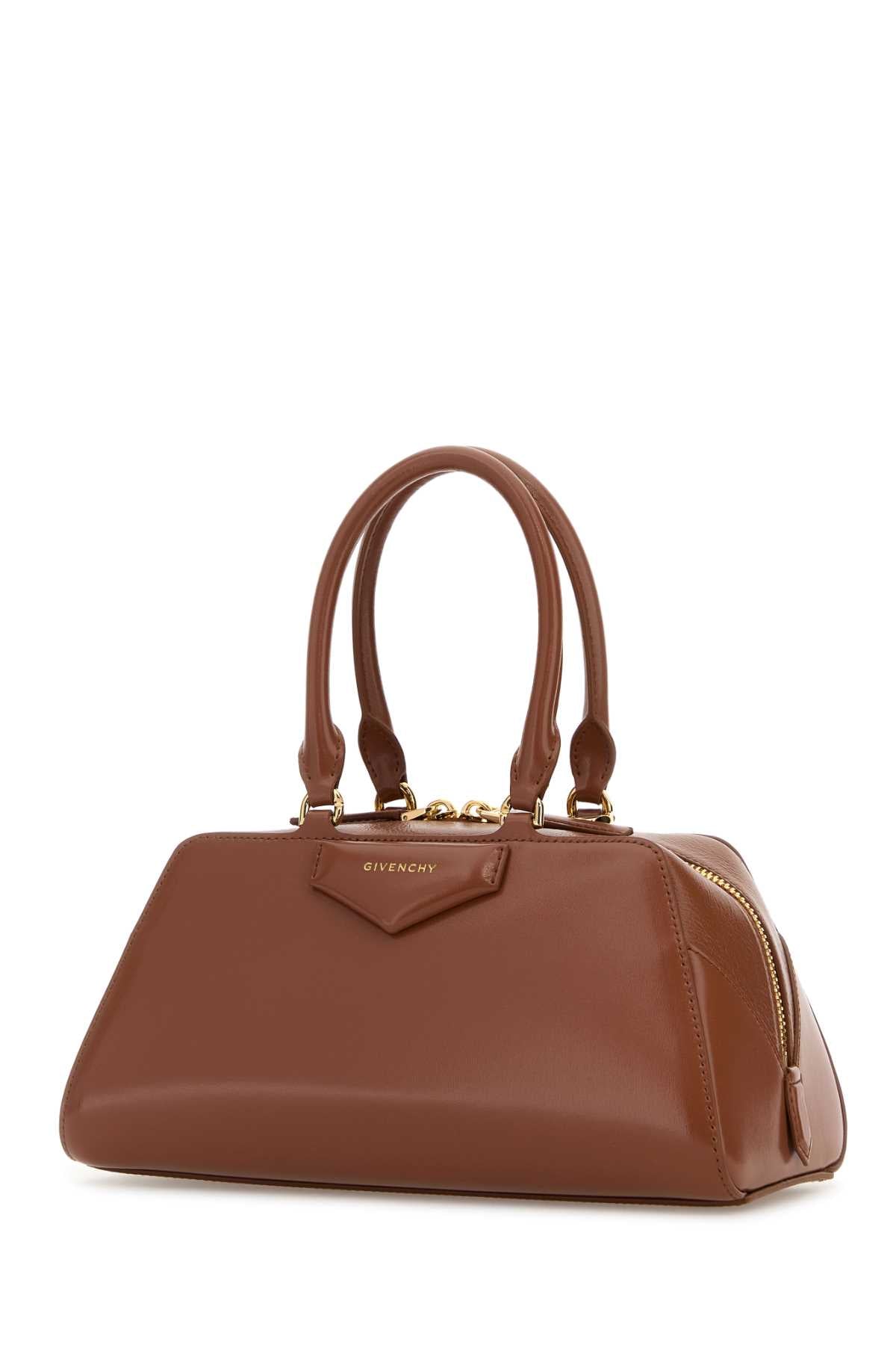 Givenchy Women Caramel Leather Small Antigona Handbag