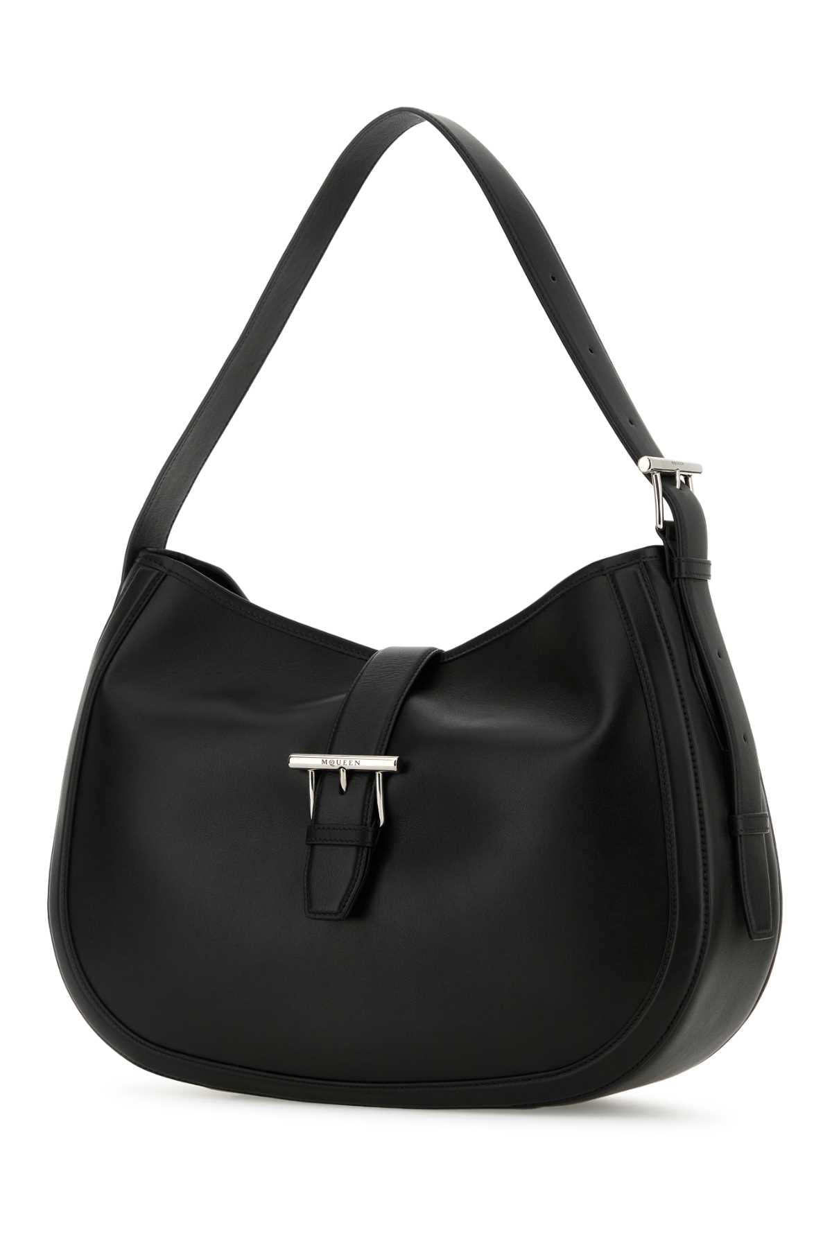 ALEXANDER MCQUEEN Alexander Mcqueen Women Black Leather Shoulder Bag