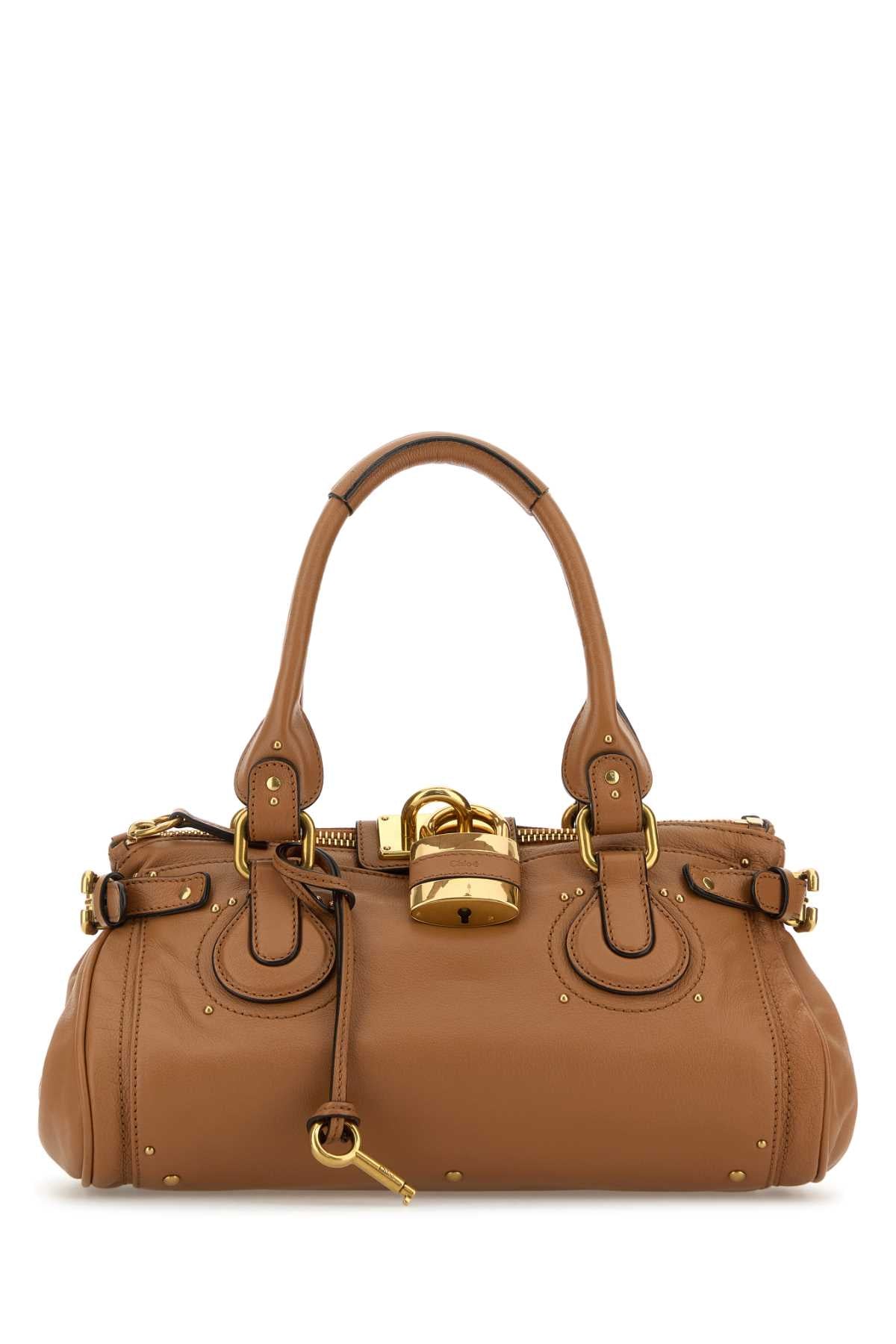 CHLOE Chloe Women Camel Leather Paddington Shoulder Bag