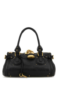 CHLOE Chloe Women Black Leather Paddington Shoulder Bag