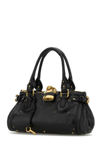 CHLOE Chloe Women Black Leather Paddington Shoulder Bag