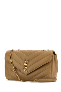 SAINT LAURENT Saint Laurent Women Camel Leather Medium Loulou Shoulder Bag