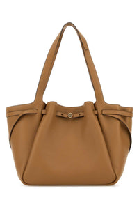 TORY BURCH Tory Burch Women Camel Leather Romy Shopping Bag